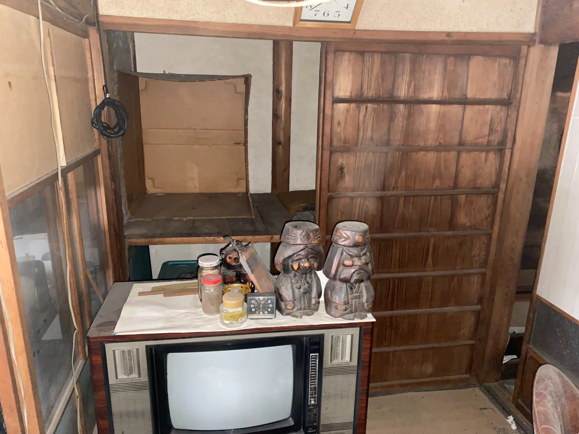 歴史ある家財が多くありました